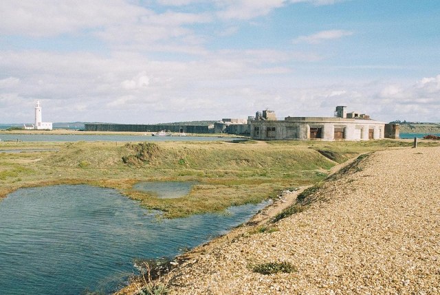 Hurst Castle and lighthouse